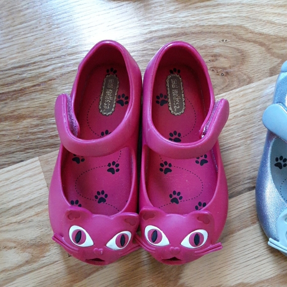 MINI MELISSA Cat silver or pink kitty size 8 - Picture 3 of 5